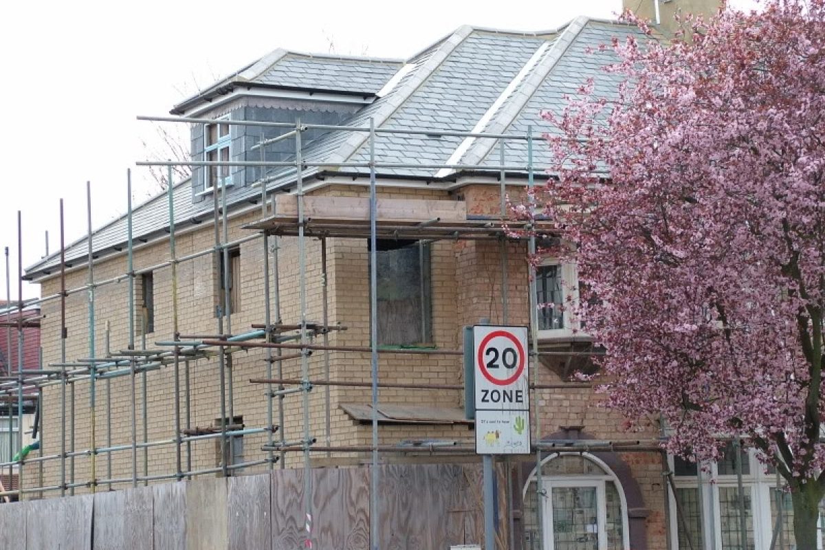 New Timber Frame, Pitched Roof & Slated