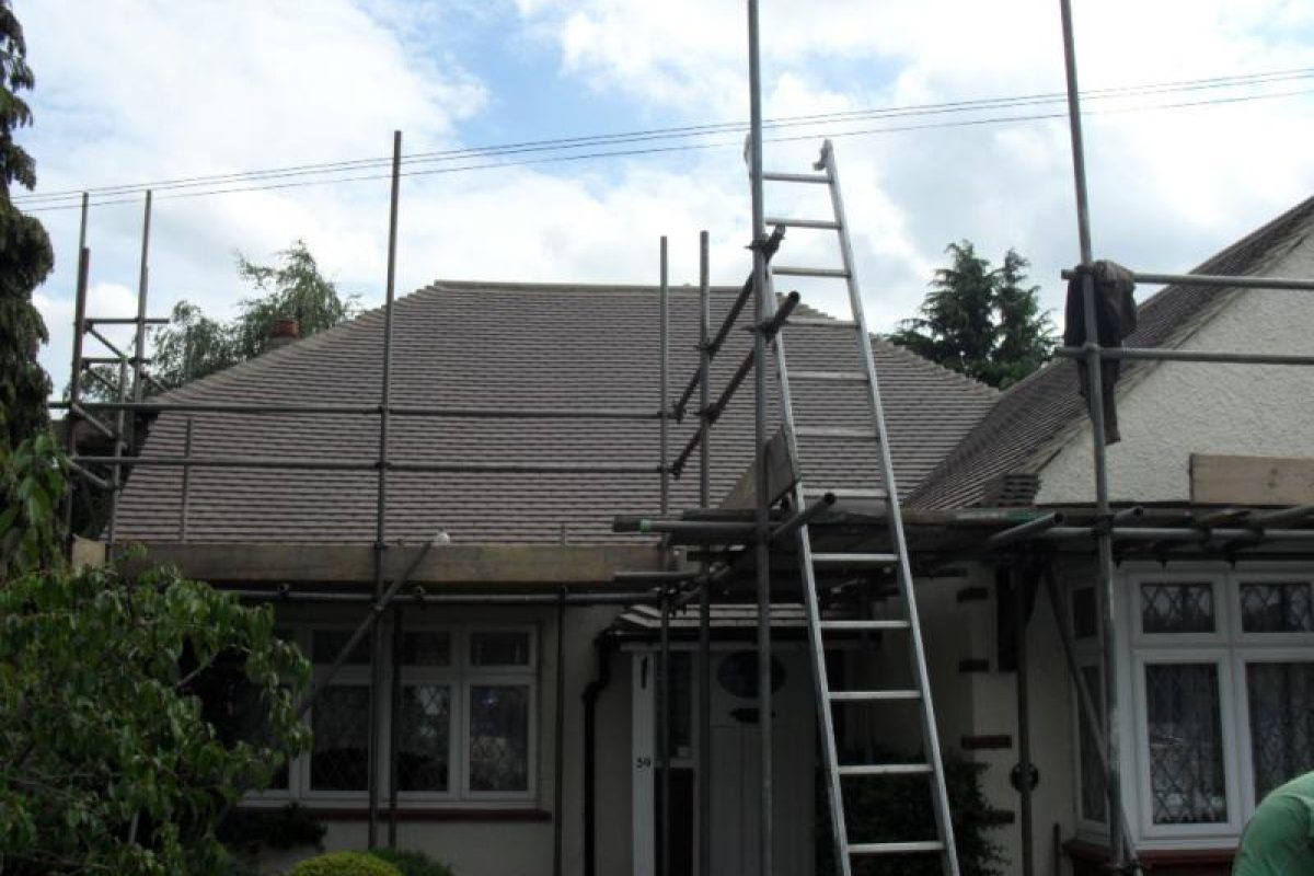 A plain tiled roof A.C.E Roofing fitted in Upminster