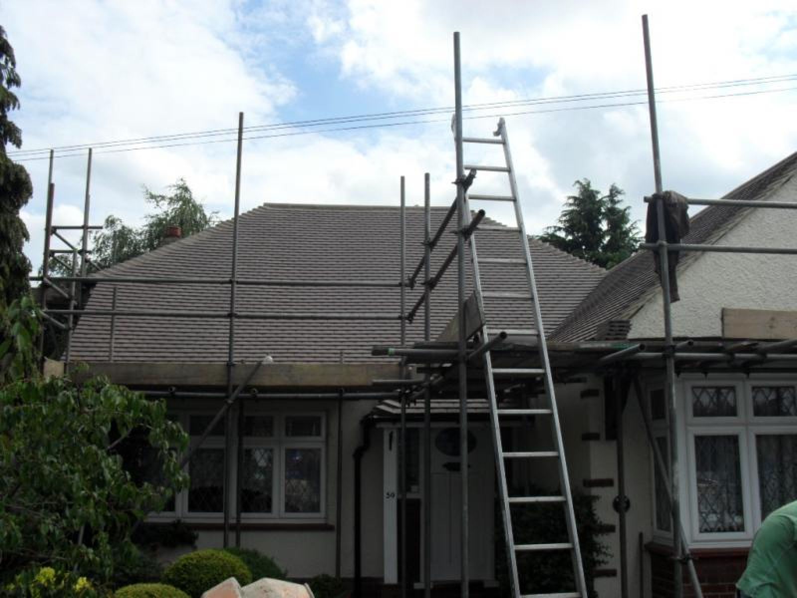 Plain tiled roof