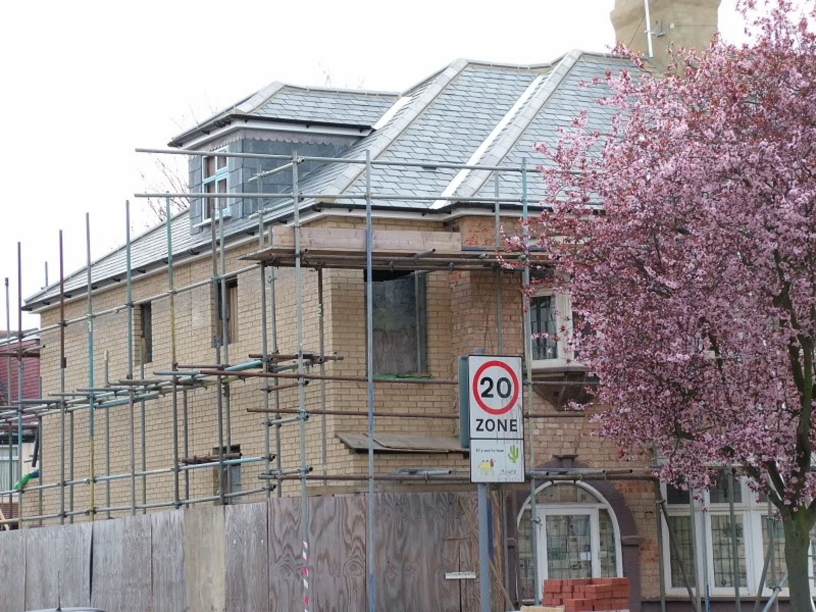 New Timber Frame, Pitched Roof & Slated